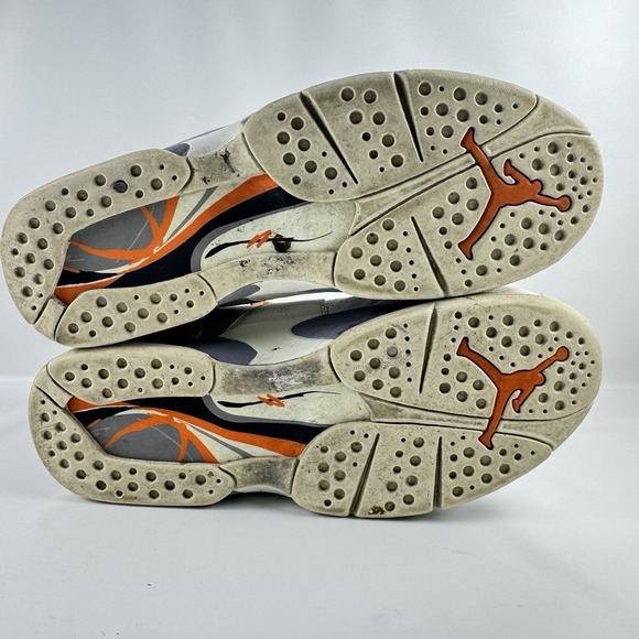 Air Jordan 8 Retro Orange Blaze 2007 Mens Size 13 White Grey Orange 305381 102 O - Picture 16 of 16